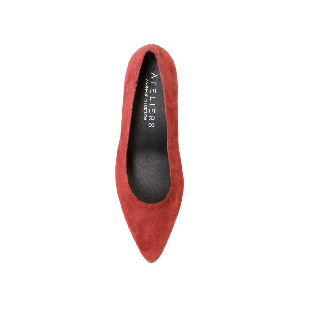 Pointed toe sales suede pumps